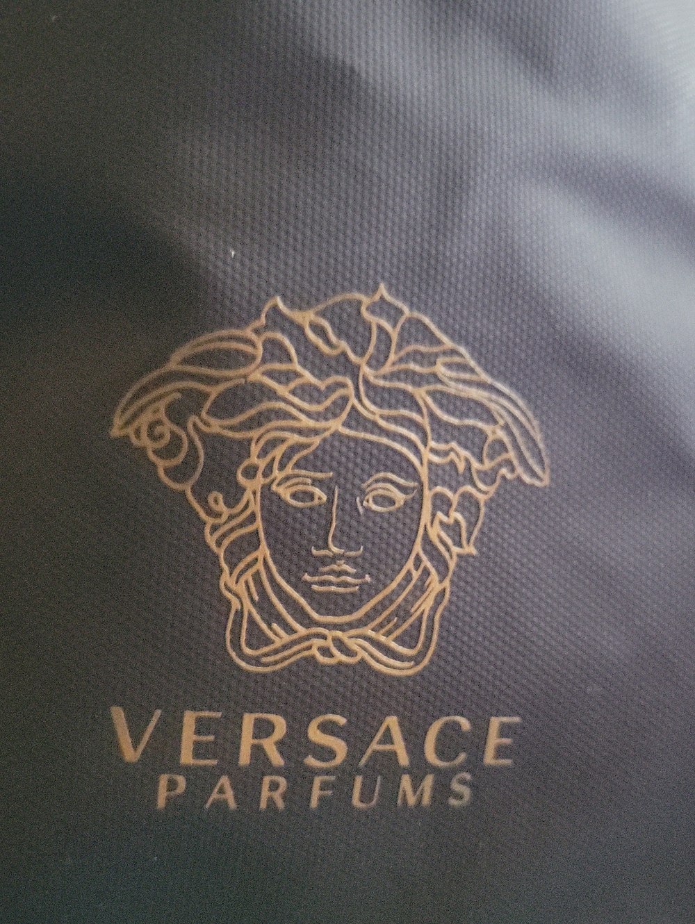 Versace Black Backpack with Gold Trim and Logo - Picture 2 of 8